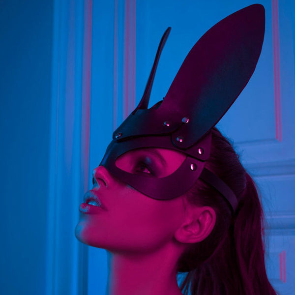 "Bunny" Läder Mask