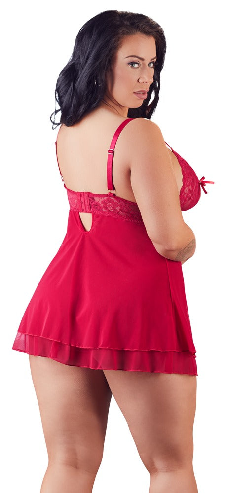 Red Babydoll Plus size