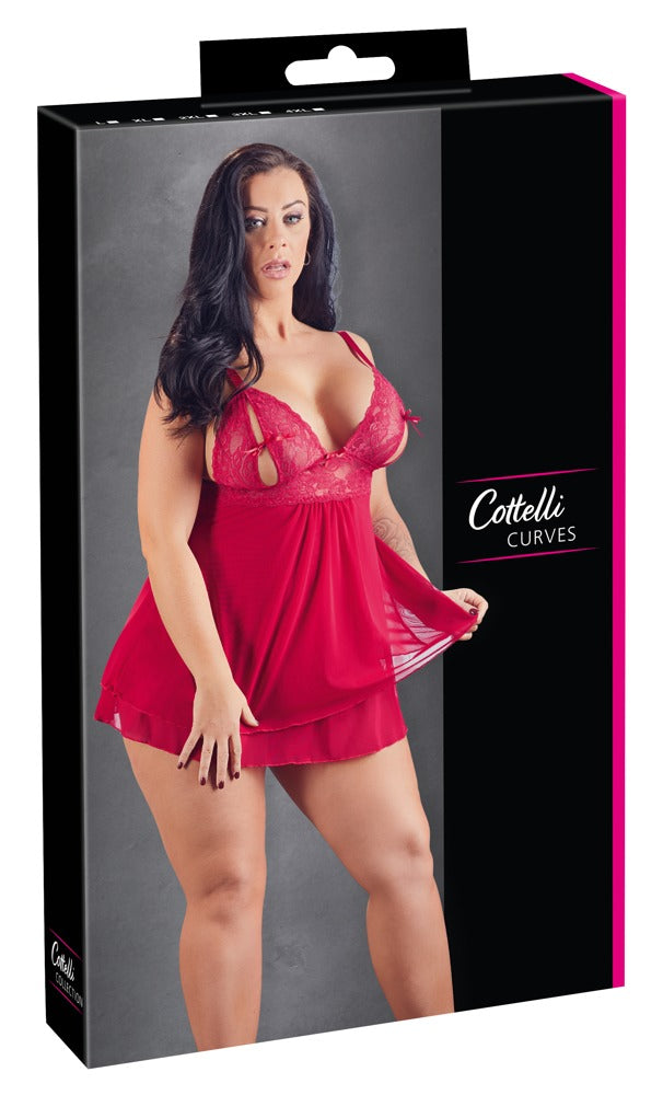 Red Babydoll Plus size