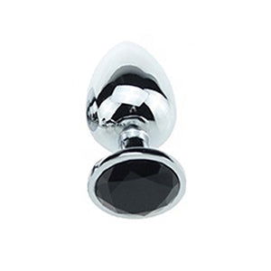 Stål Butt-Plug Med "Diamant" (Olika färger)