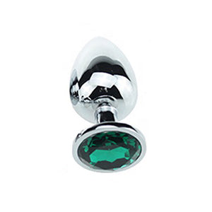 Stål Butt-Plug Med "Diamant" (Olika färger)