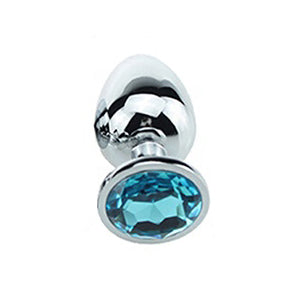 Stål Butt-Plug Med "Diamant" (Olika färger)
