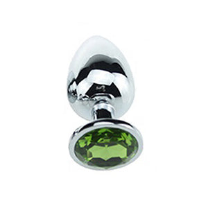 Stål Butt-Plug Med "Diamant" (Olika färger)