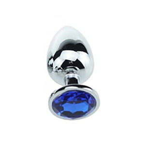 Stål Butt-Plug Med "Diamant" (Olika färger)