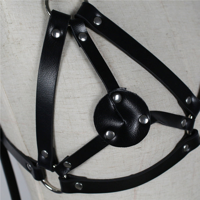 Harness BH i läder